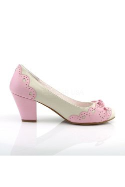 chaussure rose Pinup couture wiggle 17