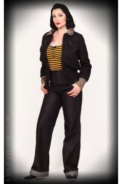 Veste rockabilly léopard Rumble59