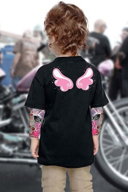 Tee shirt enfant tatouage