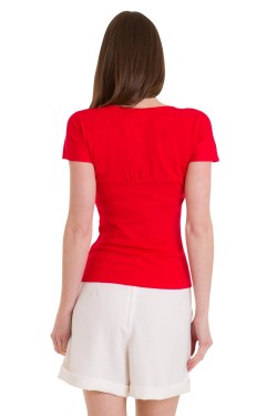 T-shirt pin-up rouge années 50
