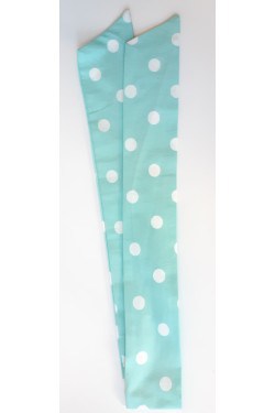 Bandeau pinup bleu a pois
