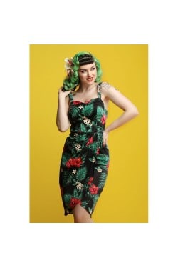 Robe portefeuille pinup années 50