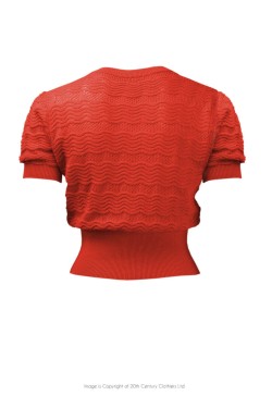 Pull vintage femme manches courtes