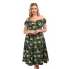 Robe fifties tropicale 