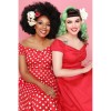 Robe pin-up rouge grande taille
