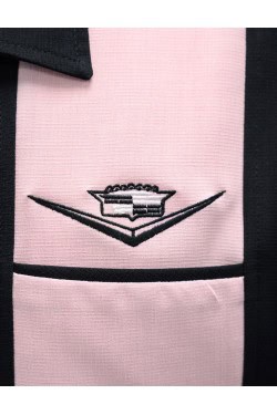 Chemise bowling rose année 50