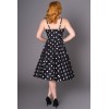 Robe pin up a pois blanc