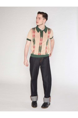 Polo vintage homme rockabilly