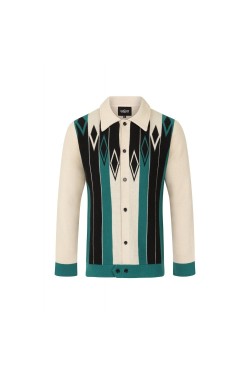 Cardigan homme vintage