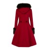 Manteau hell bunny vintage rouge