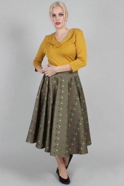 Haut vintage moutarde Vixxen