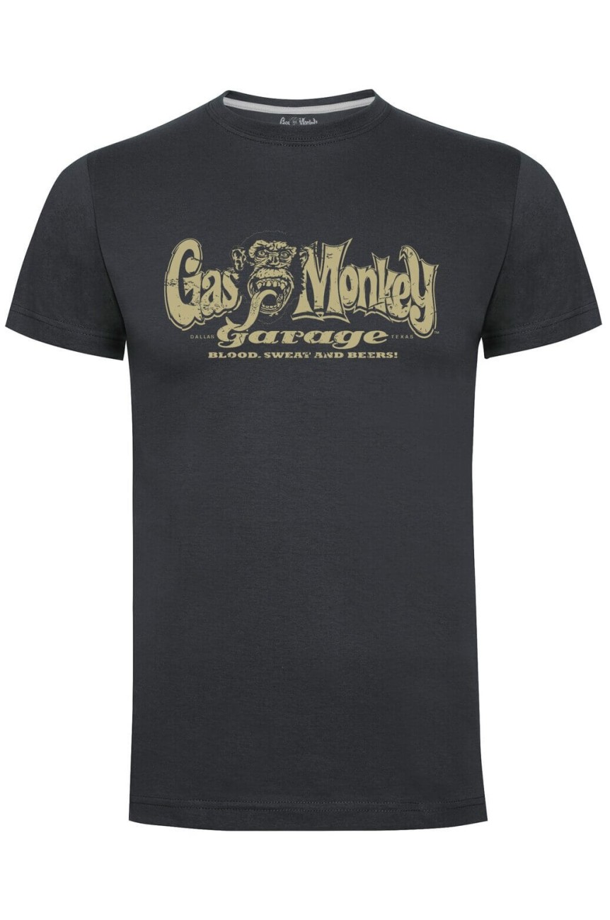 Tee shirt gris gas monkey garage