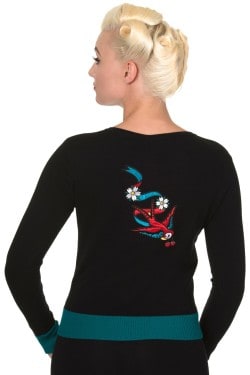 Cardigan rock'n roll old school