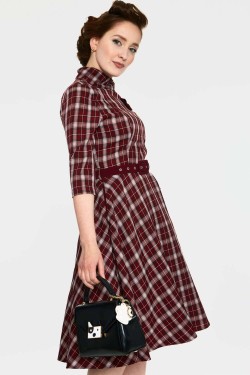 Robe vintage tartan