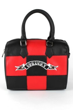 Sac vintage damier