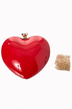 Sac coeur rouge