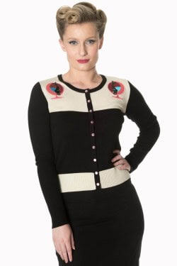 Cardigan chat année60 
