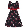 Robe pinup 1950 pomme collectif