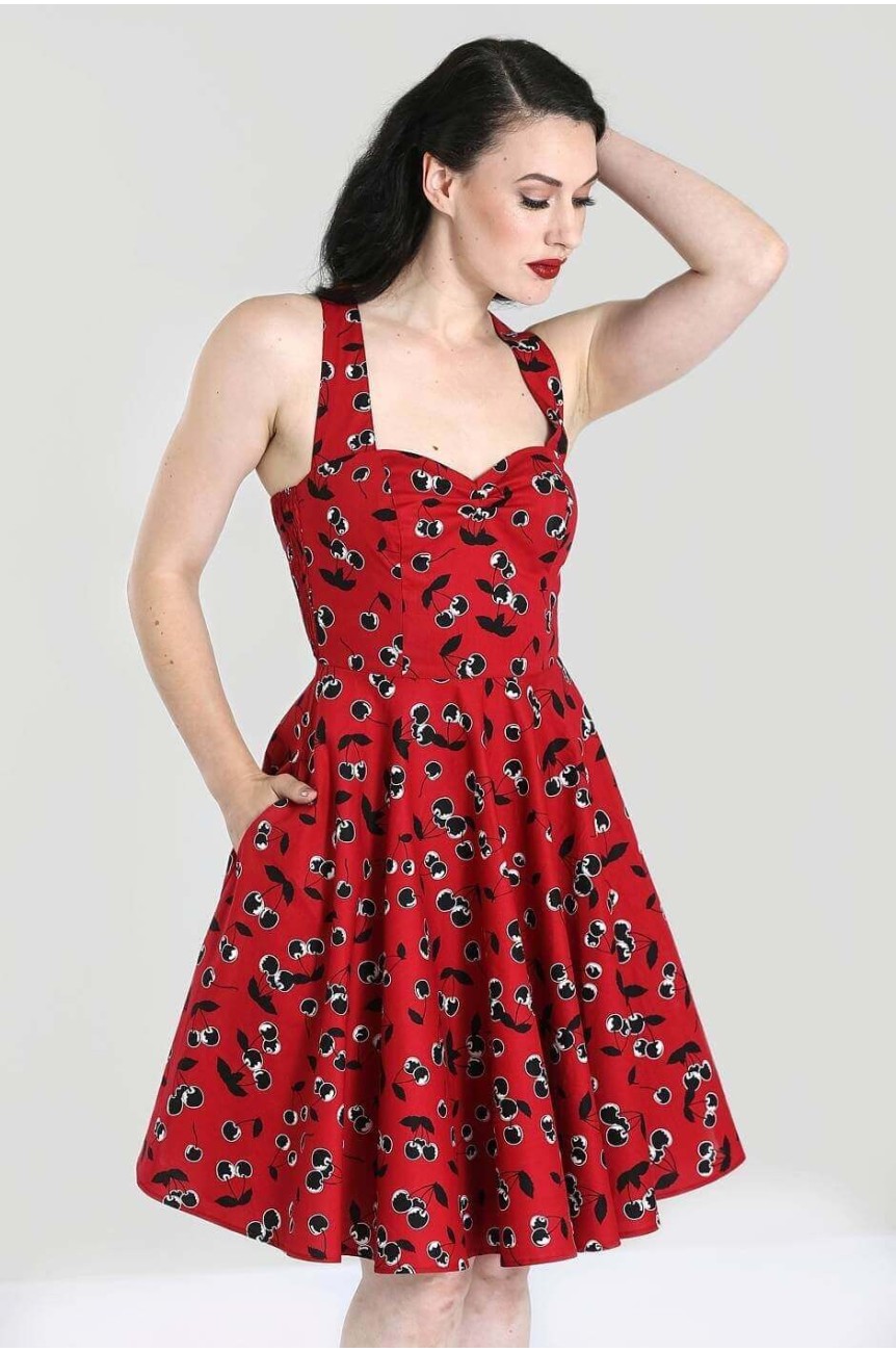 robe imprimée cerises