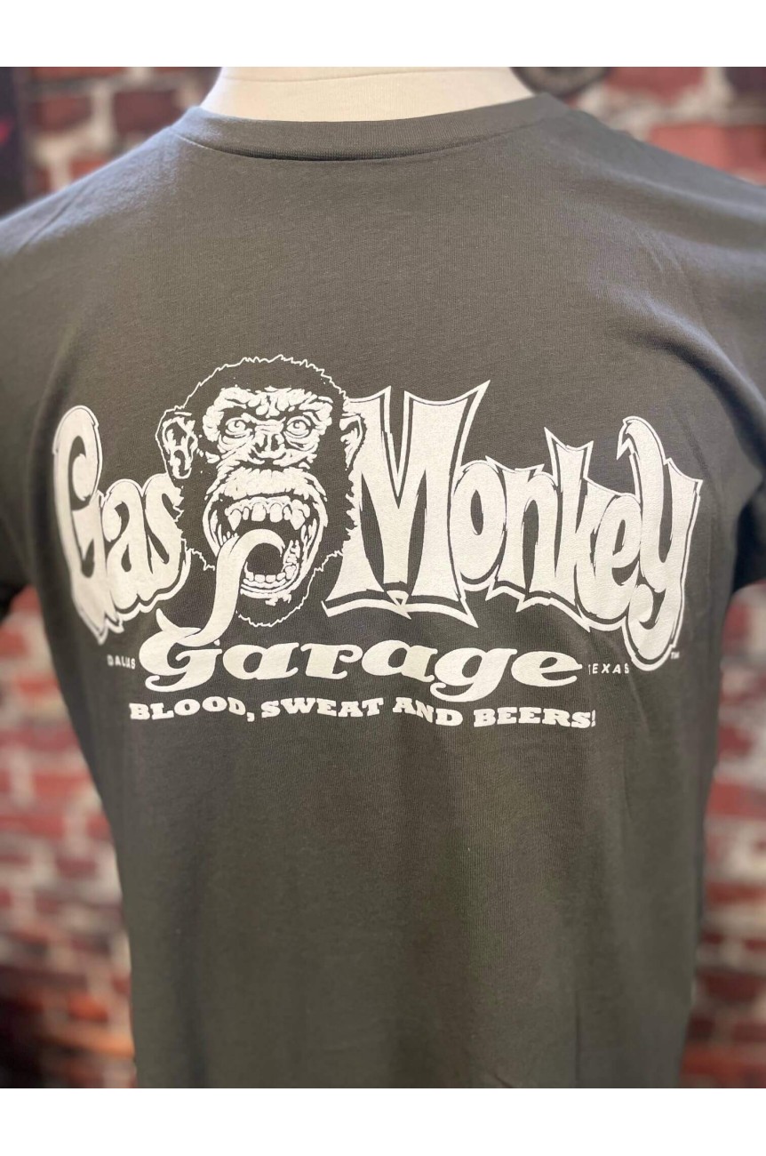 Tee shirt Gas monkey imprimé recto verso