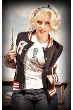 Veste college femme