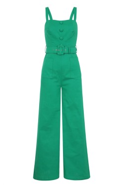 Combinaison années 1970 verte