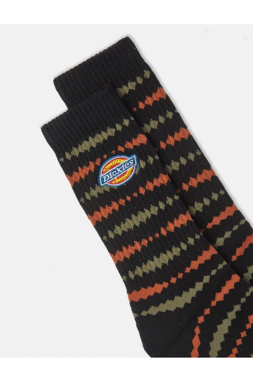Chaussettes noires rayées Dickies