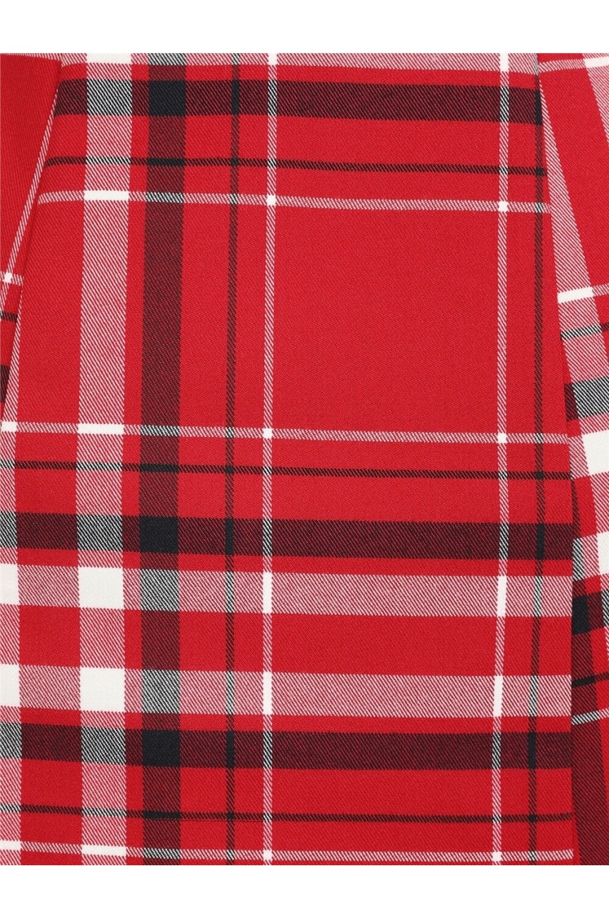 Mini jupe écossais rouge