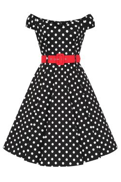 Robe à pois pinup