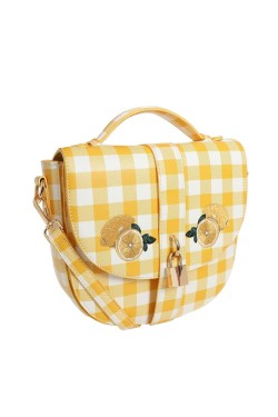 Sac vichy jaune