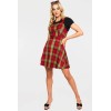 Robe salopette tartan style pin-up - Vixen by Micheline Pitt
