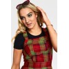 Robe pin-up à tartan coupe vintage années 50