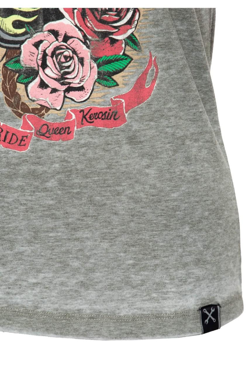 Tee shirt Queen Kerosin gris