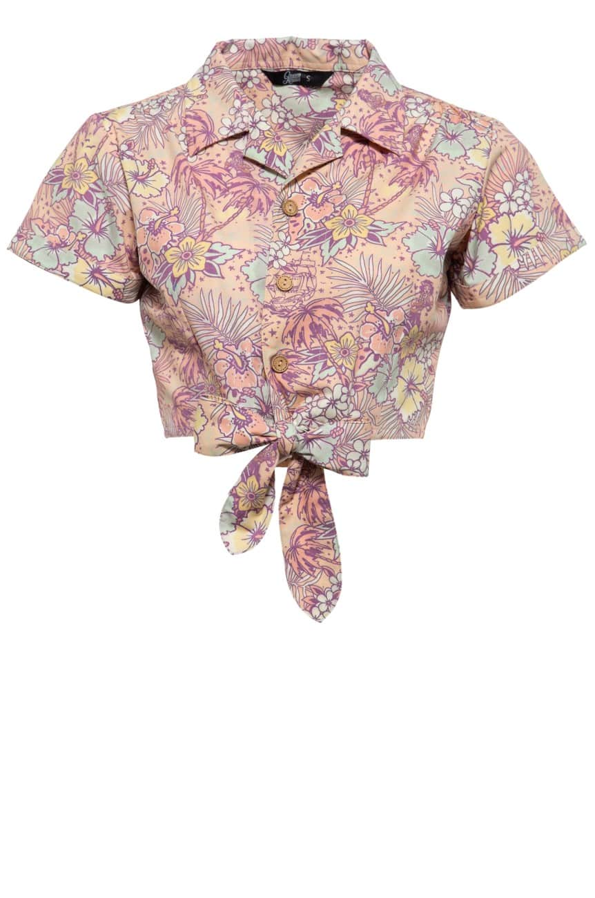 Chemise courte hawaienne