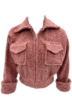 Veste lurex rose 50's