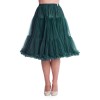 Jupon long vert pour robe vintage