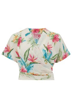 Cache coeur motif tropical Rock n Romance
