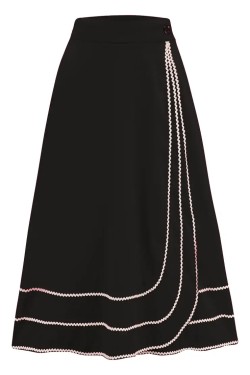 Jupe swing rétro ric rac Rock and Romance
