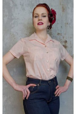 Chemisier vintage et blouse retro pin up 40 s et 50 s