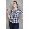 Chemise rockabilly a carreaux femme