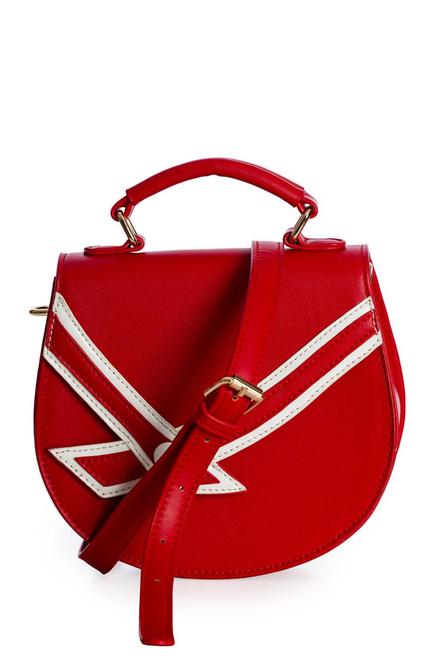 Sac a main retro rouge