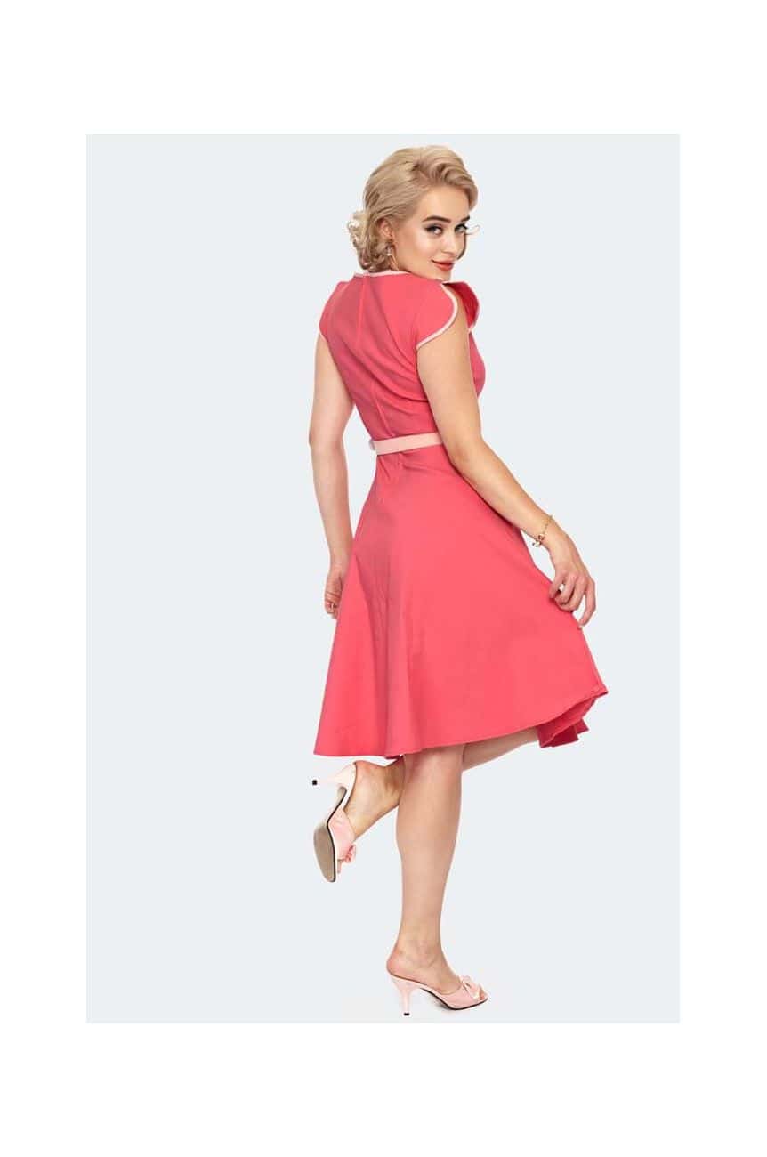 Robe rétro rose retro vintage