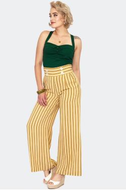 Pantalon swing rayé Vixen