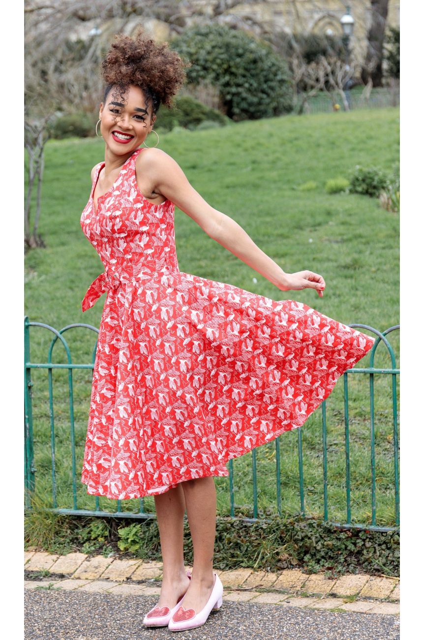 Robe longue retro sale