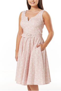 Robe swing fleurs style pin-up - Timeless London