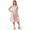 Robe swing corail col V