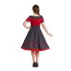 Robe rockabilly col bateau