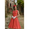 Robe a pois rouge et blanc - Hearts and Roses