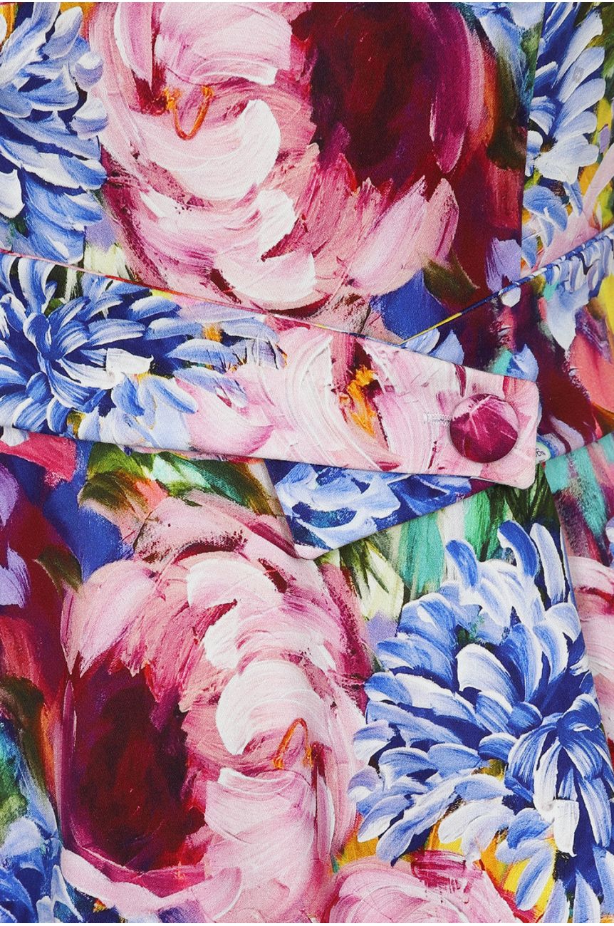 Robe pin-up a fleur