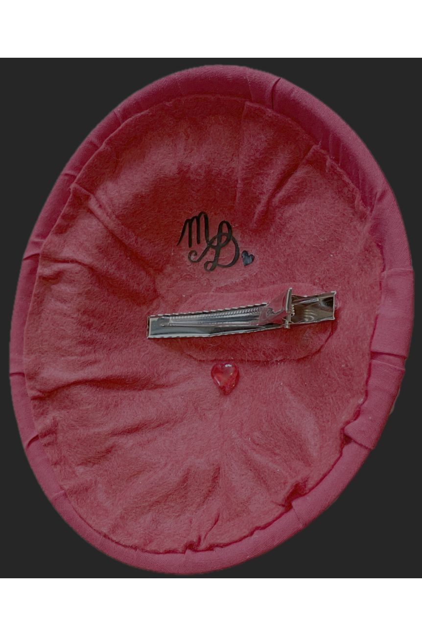 Bibi rouge noeud